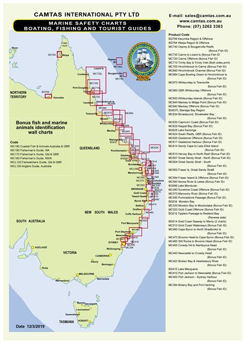 australian maritime safety chart.